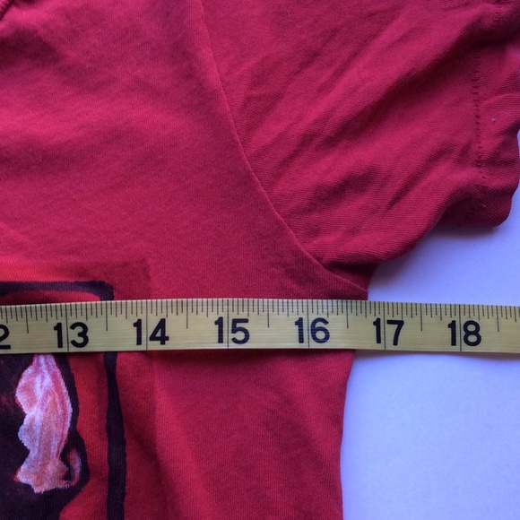 Alternative Red Painted Dog Boston Terrier T-Shirt - Picture 8 of 10